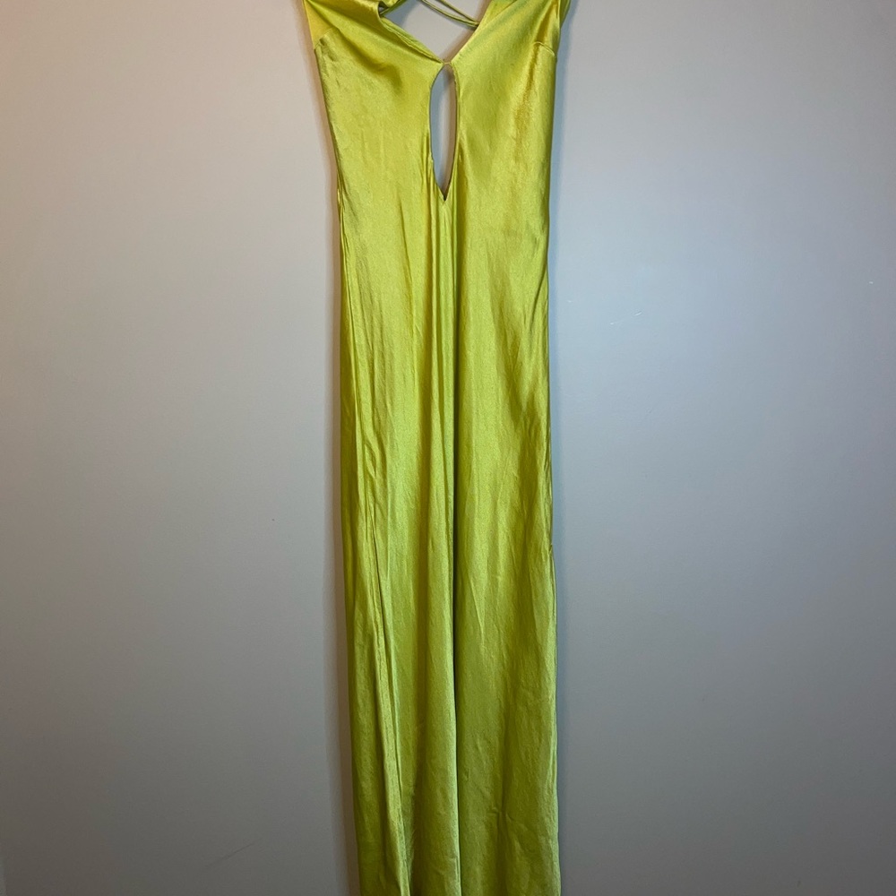 MESHKI XS DRESS SATIN CUT OUT MAXI - Picture 11 of 16